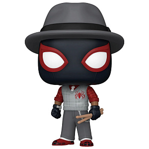 Фигурка Funko POP Games Marvel: Spider-Man 2 – City Sounds Suit Miles Morales Bobble-Head (1028) (80330) (9,5 см)