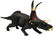 Фигурка Динозавр Трицератопс тёмно-зелёный (масштаб 1:288)