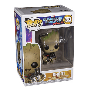 

Фигурка Funko POP Marvel Guardians Of The Galaxy 2 – Groot w/Bomb (Exc) (21828)