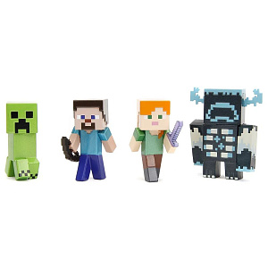 Фигурки Jada Toys: Minecraft Figures 2.5" (4 Packs) (34337)