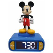 Будильник-ночник Lexibook: Mickey 3D NightLight Alarm Clock With Sound and Melodies (RL800MCH) (101088)