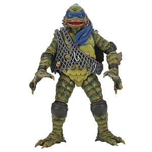 Фигурка NECA: Universal Monsters X Teenage Mutant Ninja Turtles – Leonardo as The Creature (18 см) (2543016)