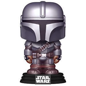 Фигурка Funko POP Star Wars Holiday: Mandalorian Bobble-Head (732) (79934) (9,5 см)