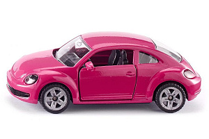 Модель машинки Volkswagen Beetle (розовый) (1:64)