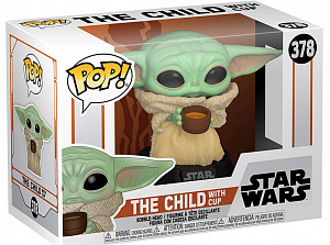 

Фигурка Funko POP Star Wars – Mandalorian: The Child (Малыш Йода) w/cup (49933)