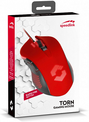 

Мышь проводная Speedlink Torn Gaming Mouse для PC (black-red) (SL-680008-BKRD)