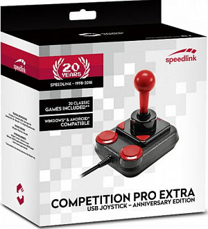 Джойстик Speedlink Competition Pro Extra USB Joystick – Anniversary для PC (SL-650212-BKRD) SpeedLink - фото 1