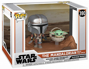 Фигурка Funko POP Star Wars: Mandalorian Moment – Mandalorian & Child (49930)