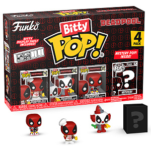 

Фигурка Funko Bitty POP Deadpool: Backyard Griller + Clown + Bedtime + Mystery (84959) (4 шт)