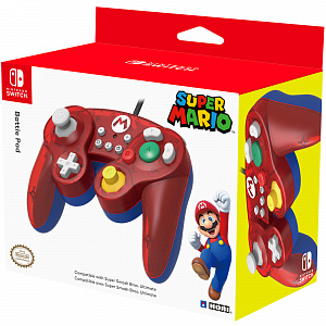 Nintendo Switch Геймпад Hori Battle Pad (Mario) для консоли Switch (NSW-107U) - фото 1
