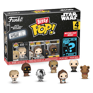 Фигурка Funko Bitty POP Star Wars S1 - Luke / Obi-Wan Kenobi / Jawa / Mystery (1 of 4) (4PK) (71511)