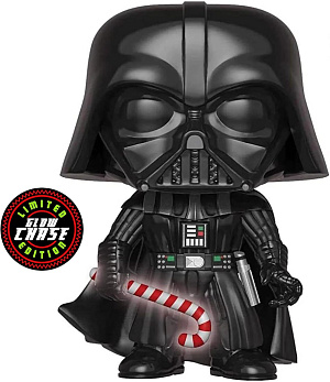 

Фигурка Funko POP Star Wars Holiday: Darth Vader [Glows In The Dark] Bobble-Head ONLY CHASE! (279)