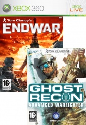 Tom Clancy's Ghost Recon Advanced Warfighter 2 + End War (Xbox 360)