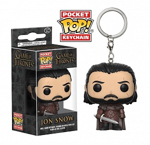 Брелок Funko Pocket POP! Keychain: Game of Thrones: S7 Jon Snow 14690 Funko - фото 1